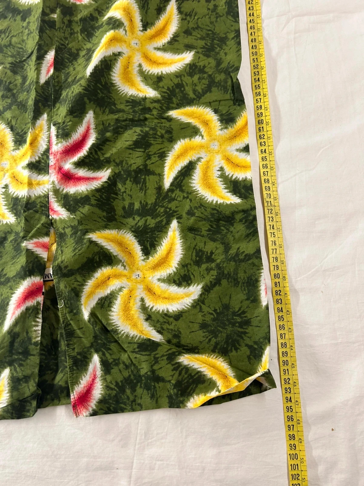 Vintage custom-fit dress with multicolored patterns – photo 4